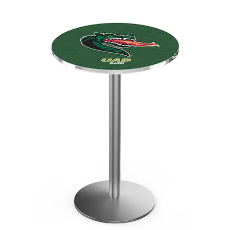 Holland Bar Stool Co 42" Stainless Steel UAB Pub Table L214S4228AlaBir